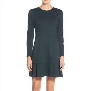 Eliza J dark green dress size 8